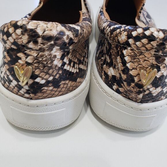 LuLus Womens Faux Snake Print Slip-on Shoes, Size 6 - Picture 8 of 9